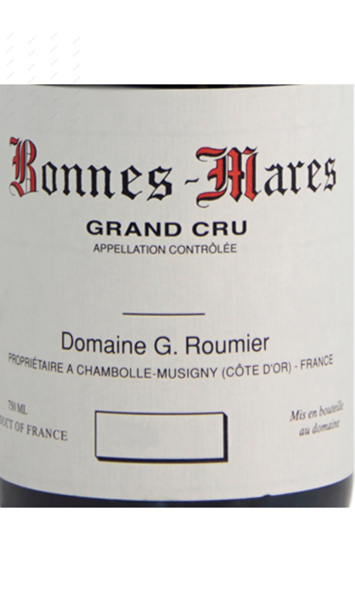 GRBMS-A2006 Georges Roumier, Bonnes Mares Grand Cru 喬治盧米耶酒莊 帕內瑪爾特級園 750ml
