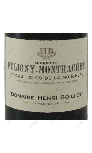 HBLMU-A2014-W Maison Henri Boillot, Puligny Montrachet, Clos de la Mouchere, 1er Cru 亨利博佑酒商 普里蒙哈榭 穆謝爾一級園 白酒 750ml