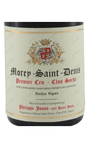 HPJSB-A2018 Henri & Philippe Jouan, Morey St Denis, Clos Sorbes, 1er Cru, VV 亨利菲利祖安酒莊 摩利聖丹尼 索柏一級園 老樹 750ml