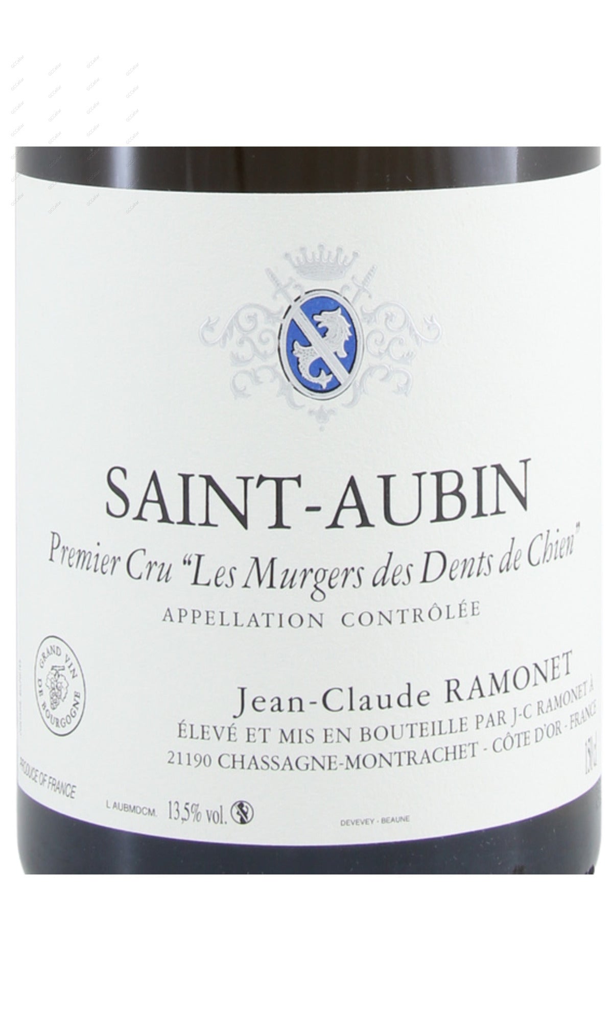 Jean-Claude Ramonet, St Aubin, Les Murgers des Dents de Chien, 1er Cru