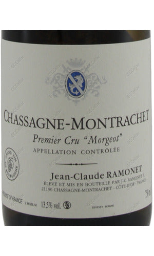 JCRMG-A2015-W Jean Claude Ramonet, Chassagne Montrachet, Les Morgeots, 1er Cru 尚卡特拉夢特酒莊 夏莎妮蒙哈榭 瑪玖一級園 白酒 750ml