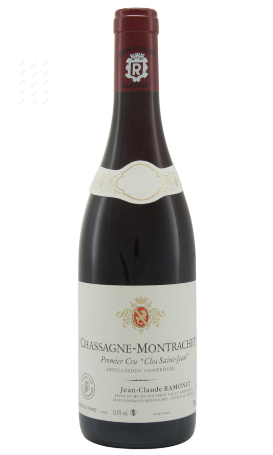 Jean Claude Ramonet, Chassagne Montrachet Rouge, Clos St Jean, 1er Cru