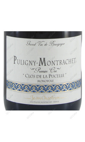 JCTPC-A2018-W Jean Chartron, Puligny Montrachet, Clos de la Pucelle, 1er Cru 夏爾桐酒莊 普里蒙哈榭 少女一級獨佔園 白酒 750ml