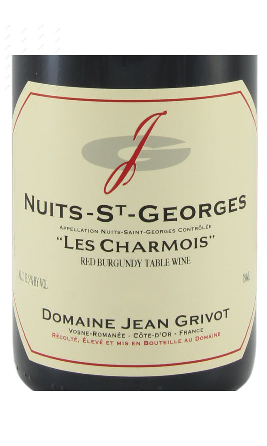 JGVCM-A2020 Jean Grivot, Nuits St Georges, Les Charmois 尚貴芳酒莊 夜聖喬治 夏穆沃園 750ml