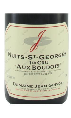 JGVNB-A2020 Jean Grivot, Nuits St Georges, Aux Boudots, 1er Cru 尚貴芳酒莊 夜聖喬治 布度 一級園 750ml