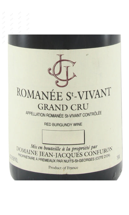 Jean Jacques Confuron, Romanee Saint Vivant, Grand Cru