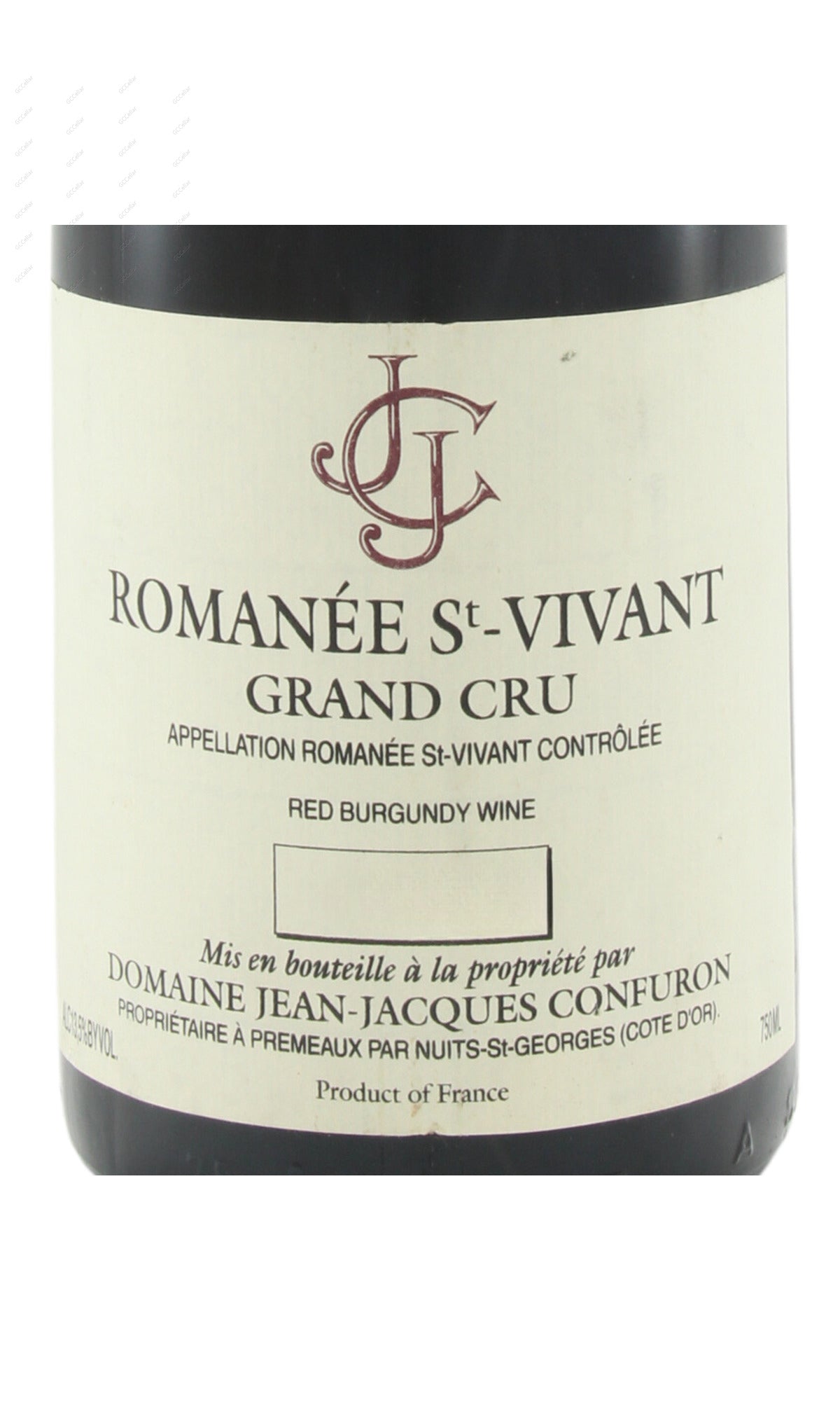 Jean Jacques Confuron, Romanee Saint Vivant, Grand Cru