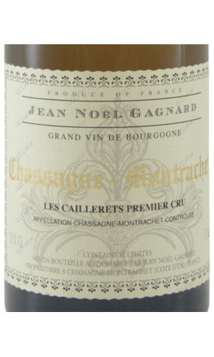 JNCCS-A2012-W Jean Noel Gagnard, Chassagne Montrachet, Les Cailleret,1er Cru 讓諾爾佳亞酒莊 夏莎妮蒙哈榭 加裕肯一級園 白酒 750ml