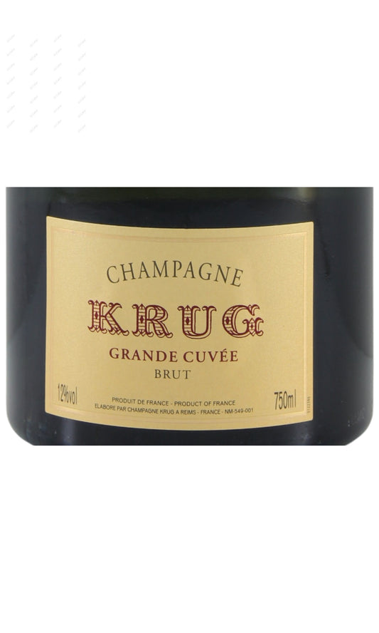 KRGOS-A9999-X Krug, Grande Cuvee, 161 eme Edition Champagne 庫克 161版 陳年香檳 750ml