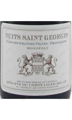 LGBGV-A2012 Liger-Belair, Nuits St Georges, Clos de Grandes Vignes, 1er Cru 利傑貝奈(李白)酒莊 夜聖喬治 大維尼 一級園 750ml