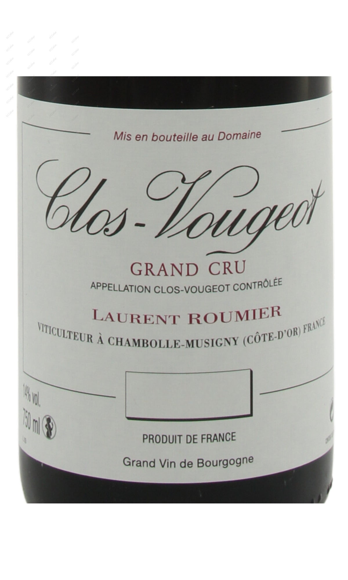 Laurent Roumier, Clos de Vougeot Grand Cru