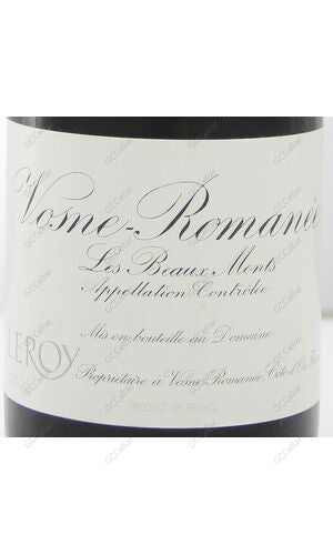 LRVMS-A1996 Leroy, Vosne Romanee, Les Beaux Monts 勒樺酒莊 維森羅曼尼 秀峰園 750ml