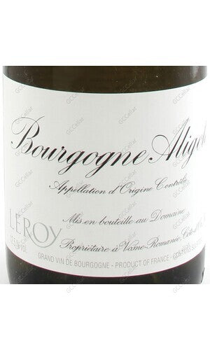 [Pre] LRYBA-A2011-W Leroy, Bourgogne Aligote 勒樺酒莊 布根地 阿里高特 白酒 750ml