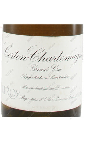 LRYCC-A2004-W Leroy, Corton Charlemagne, Grand Cru 勒樺酒莊 高登查理曼特級園 白酒 750ml