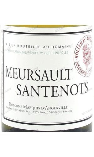 MAVMS-A2004-W Marquis d'Angerville, Meursault, Santenots, 1er Cru 安傑維勒侯爵酒莊 梅索 桑特諾一級園 750ml
