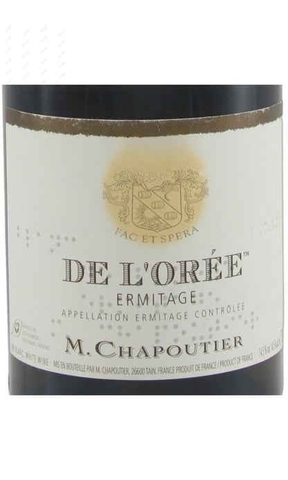 M. Chapoutier, Ermitage, de L'Oree, Blanc