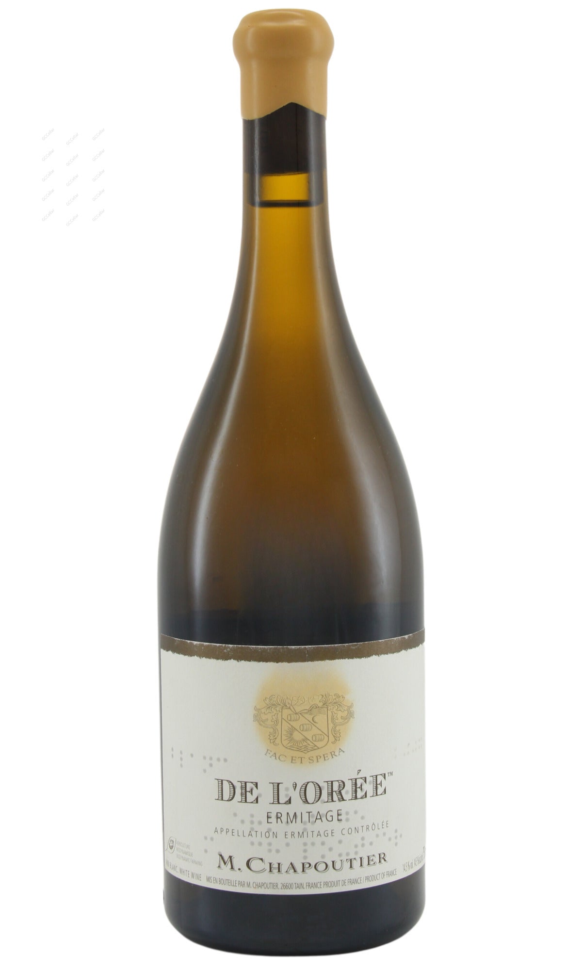M. Chapoutier, Ermitage, de L'Oree, Blanc