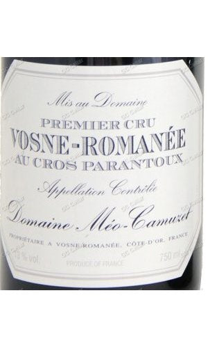 MCZVP-A1995 Meo-Camuzet, Vosne Romanee, Au Cros Parantoux, 1er Cru 梅歐卡慕賽酒莊 維森羅曼尼 帕蘭圖一級園 750ml