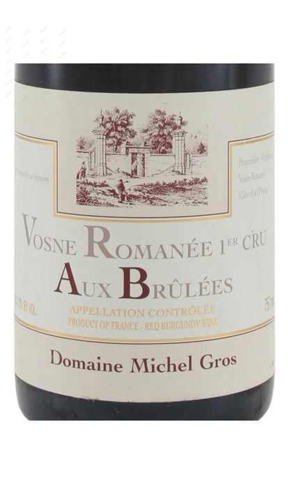 Michel Gros, Vosne Romanee, Aux Brulees, 1er Cru