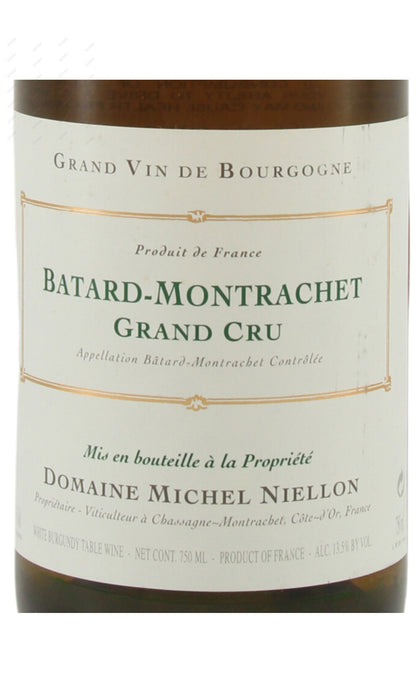 MINBM-A2005-W Michel Niellon, Batard Montrachet, Grand Cru 米歇爾尼龍酒莊 巴塔蒙哈榭特級園 白酒 750ml