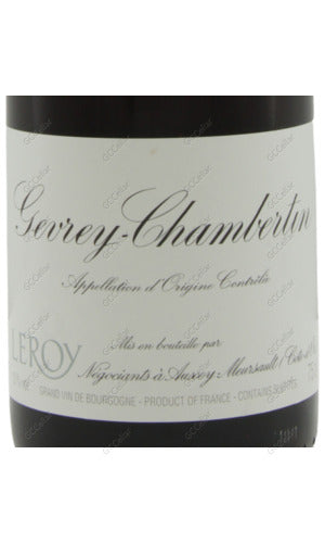 MLYGC-A2011 Maison Leroy, Gevrey Chambertin 勒樺(白頭)酒商 哲維香貝丹 750ml