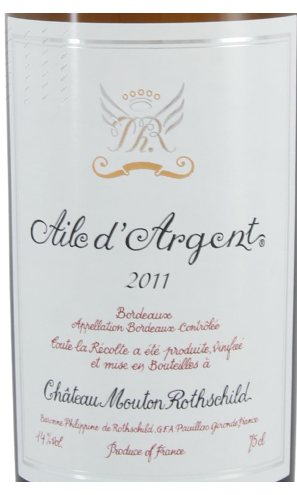 Chateau Mouton Rothschild, Aile d'Argent Blanc