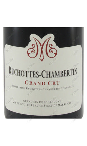 MSNRC-A2013 Chateau de Marsannay, Ruchottes Chambertin, Grand Cru 馬沙內酒莊 盧索香貝丹特級園 750ml