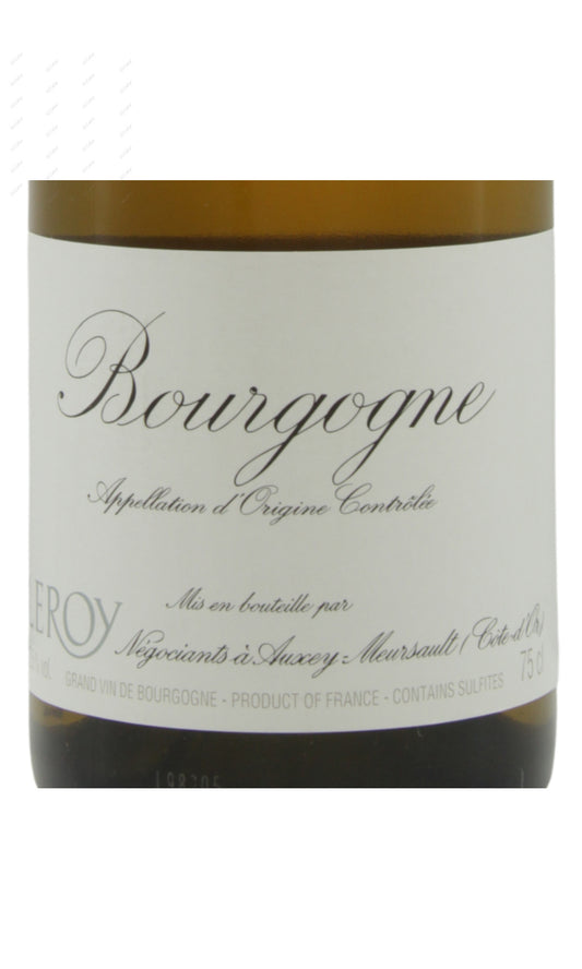 MYBGS-A1998-W Maison Leroy, Bourgogne Blanc 勒樺(白頭)酒商 布根地 白酒 750ml