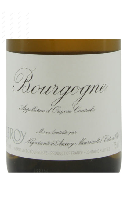 Maison Leroy, Bourgogne Blanc