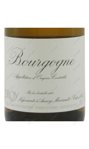 MYBGS-A1998-W Maison Leroy, Bourgogne Blanc 勒樺(白頭)酒商 布根地 白酒 750ml