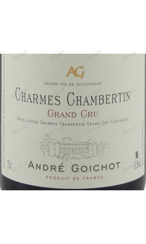 NGCBS-A2018 Andre Goichot, Charmes Chambertin, Grand Cru 高德酒商 莎美香貝丹特級園 750ml