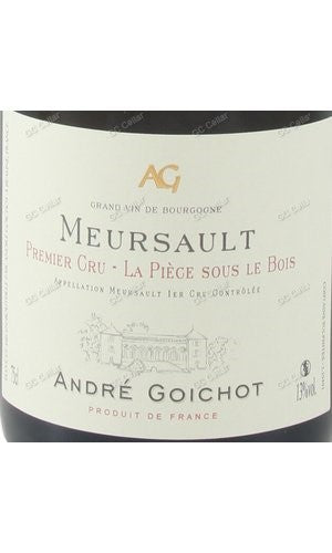 NGPBS-A2020-W Andre Goichot, Meursault, La Piece Sous le Bois, 1er Cru 高德酒商 梅索 木林之下一級園 白酒 750ml