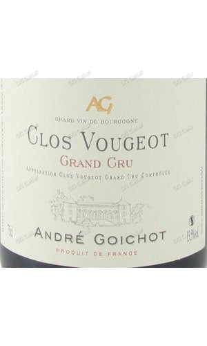 NGVGS-A2019 Andre Goichot, Clos Vougeot, Grand Cru 高德酒商 胡祖特級園 750ml