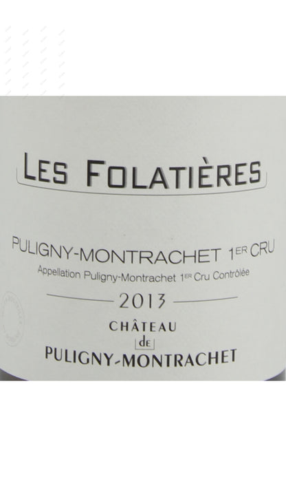 Chateau de Puligny Montrachet, Puligny Montrachet, Les Folatieres, 1erCru