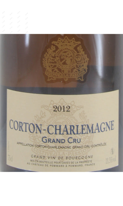 Chateau de Pommard, Corton Charlemagne, Grand Cru