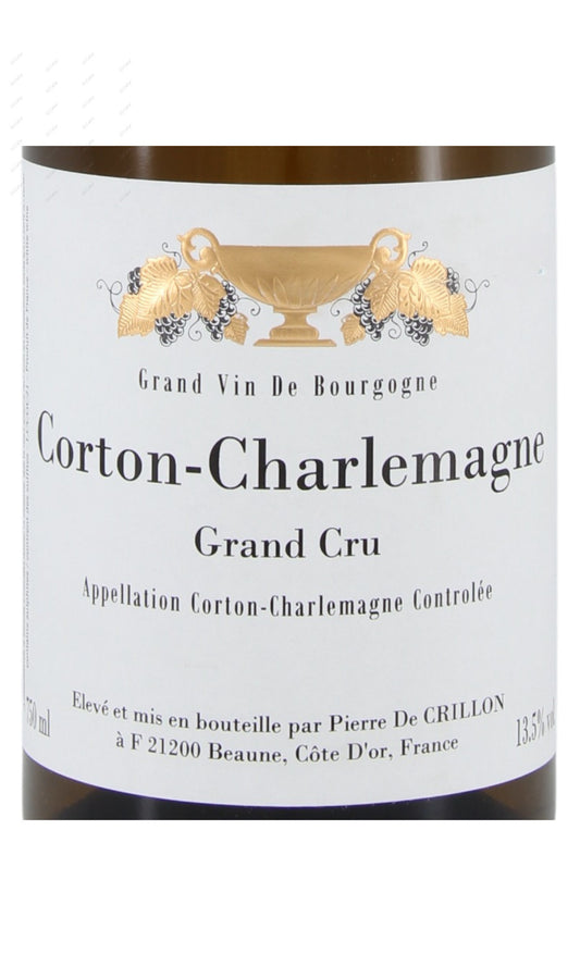 Pierre de Crillon, Corton Charlemagne, Grand Cru