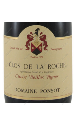 PSCRS-A2012 Ponsot, Clos de la Roche Grand Cru, VV 彭索酒莊 魯馳特級園 老樹 750ml