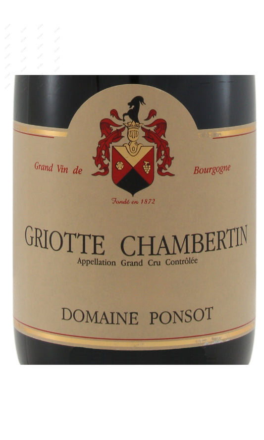 Ponsot, Griotte Chambertin, Grand Cru