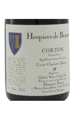 [Pre] PSTCD-A2011 Ponsot, Hospices de Beaune, Corton, Grand Cru, Cuvee Charlotte Dumay 彭索酒莊 伯恩慈善院 高登特級園 夏洛特杜美特釀 750ml