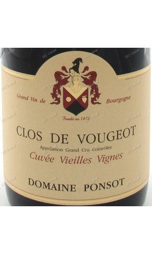 PSTCV-A2011 Ponsot, Clos de Vougeot Grand Cru, Cuvee VV 彭索酒莊 胡祖特級園 老樹 750ml