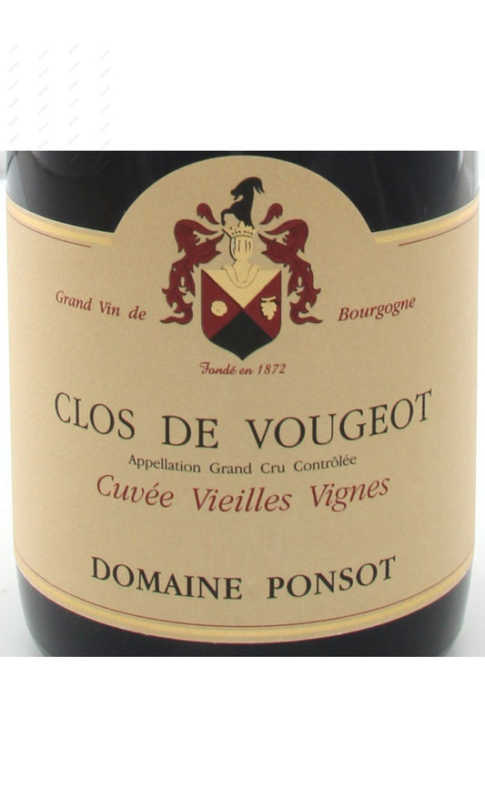 Ponsot, Clos de Vougeot Grand Cru, Cuvee VV