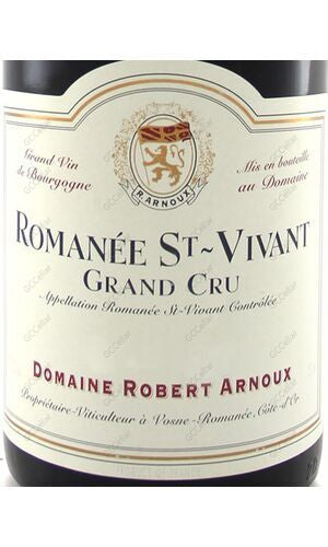 RBASV-A1996 Robert Arnoux, Romanee Saint Vivant Grand Cru 羅伯特阿諾酒莊 聖維望特級園 750ml