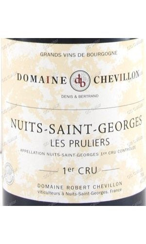 RBCPL-A2014 Robert Chevillon, Nuits St. Georges, Les Pruliers, 1er Cru 羅伯特雪維龍酒莊 夜聖喬治 普立耶 一級園 750ml