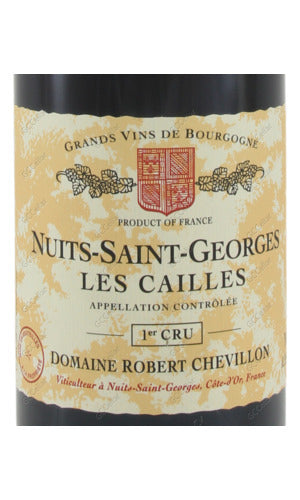 RCNCS-A2007 Robert Chevillon, Nuits St Georges Les Cailles, 1er Cru 羅伯特雪維龍酒莊 夜聖喬治 蓋依一級園 750ml