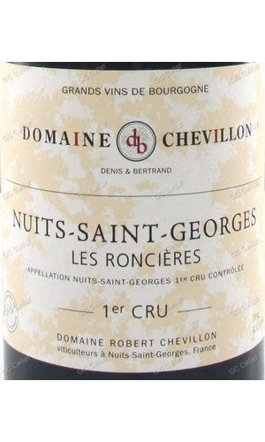 RCNRS-A2013 Robert Chevillon, Nuits St Georges Les Roncieres, 1er Cru 羅伯特雪維龍酒莊 夜聖喬治 朗西 一級園 750ml