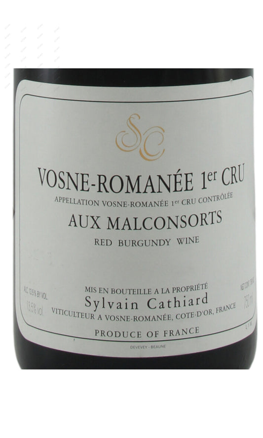 SCVMS-A2003 Sylvain Cathiard, Vosne Romanee, Aux Malconsorts, 1er Cru 西萬卡迪雅酒莊 維森羅曼尼 瑪康索一級園 750ml