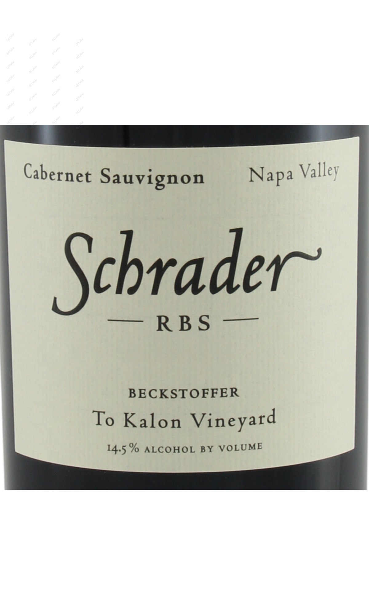 Schrader, Beckstoffer To Kalon Vineyard, RBS, Cabernet Sauvignon