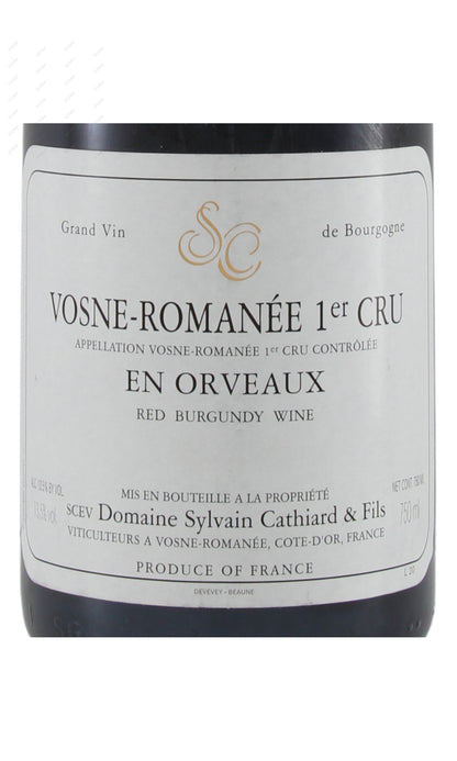 Sylvain Cathiard, Vosne Romanee, en Orveaux, 1er Cru