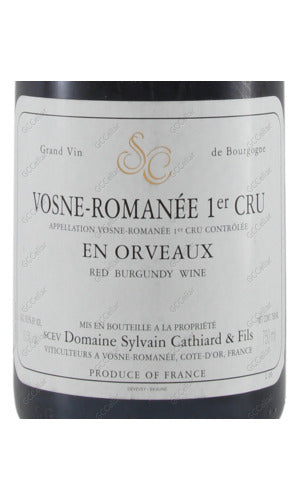 SLCOV-A2010 Sylvain Cathiard, Vosne Romanee, en Orveaux, 1er Cru 西萬卡迪雅酒莊  維森羅曼尼 歐爾沃一級園 750ml