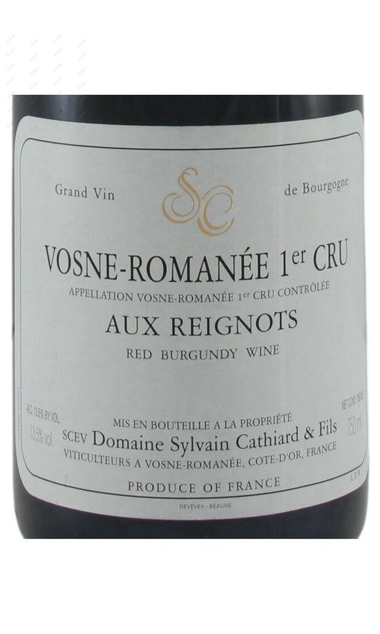 SLCRG-A2010 Sylvain Cathiard, Vosne Romanee, Aux Reignots, 1er Cru 西萬卡迪雅酒莊  維森羅曼尼 雷格諾一級園 750ml